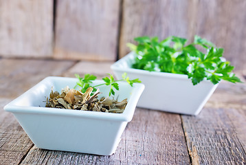 Image showing dry parsley