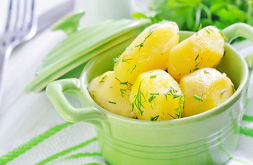 Image showing boiled potato