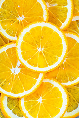Image showing Slices of orange