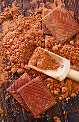 Image showing cocoa powder