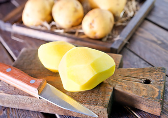 Image showing raw potato