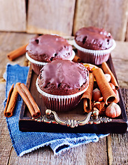 Image showing chocolate maffins