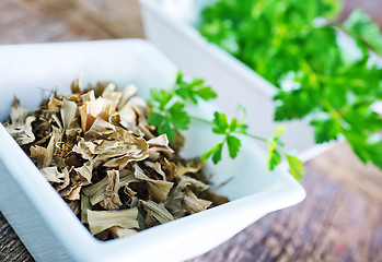 Image showing dry parsley