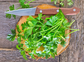 Image showing fresh parsley