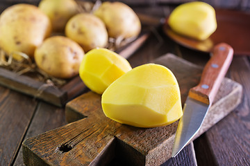 Image showing raw potato