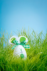 Image showing Decorated easter eggs