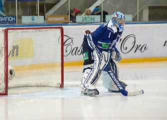 Image showing Eremenko A. (1), goaltender on a gate