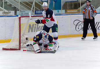 Image showing Janus Jaroslav (32) goaltender of Slovan team