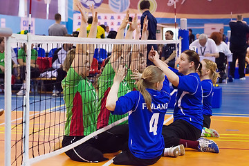 Image showing Anna-Maria Sariluoto (4) under the net