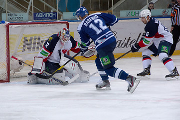 Image showing Y. Babenko (12) forward, capitan of Dinamo team