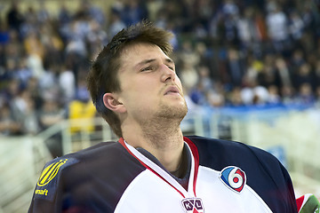 Image showing Janus Jaroslav (32) goaltender of Slovan team