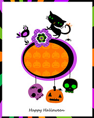 Image showing halloween card