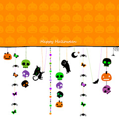 Image showing halloween card