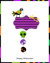 Image showing halloween card