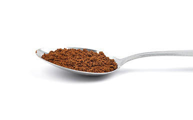 Image showing Instant coffee on spoon