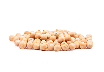 Image showing Garbanzos on white