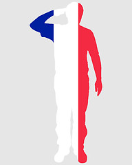 Image showing French Salute
