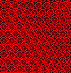 Image showing wallpapers with abstract red cpatterns