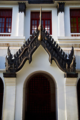 Image showing asia  thailand  in     temple abstract  roof wat  palaces   reli