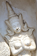 Image showing siddharta   in the temple bangkok asia   thailand abstract   bre