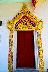 Image showing kho samui bangkok in thailand incision of   gold  temple