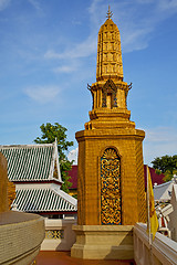 Image showing  thailand asia   in  bangkok sunny  temple abstract cross colors