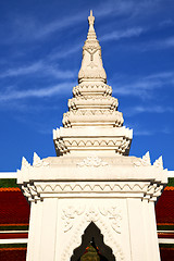 Image showing asia  thailand  in   abstract cross colors  roof 