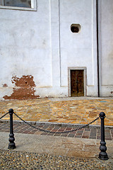 Image showing  italy  lombardy     in  the santo antonino  old   church  close