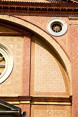 Image showing rose window  italy  lombardy       the lonate ceppino   tower   