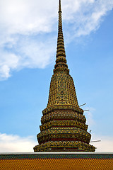 Image showing  thailand  bangkok in  rain   temple     and  colors religion  m