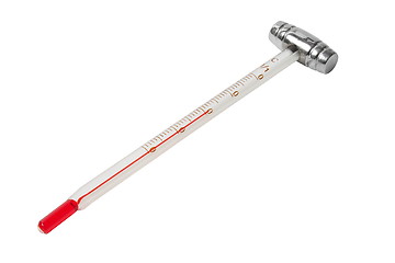 Image showing Isolated wine thermometer