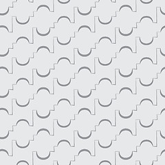 Image showing Vector seamless abstract gray background with a pattern