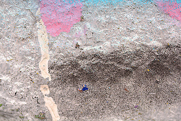 Image showing old paint wall