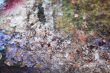 Image showing old paint wall