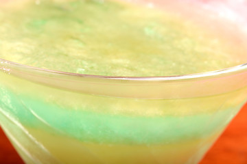 Image showing Glass of very cold drink