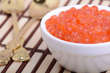 Image showing red caviar