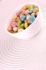 Image showing candies set on white plate