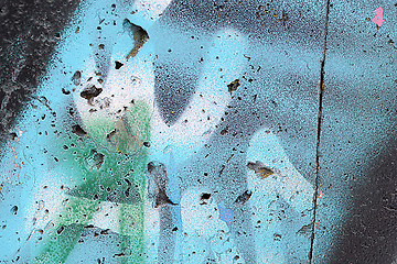 Image showing classic grunge texture of aging painted wall