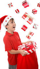 Image showing Sack full of presents