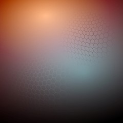 Image showing Abstract dark blurred vector background