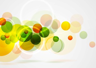 Image showing Bright summer geometric background