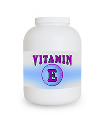 Image showing Vitamin E container