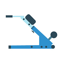 Image showing Trainer for fitness and weightlifting in the gym