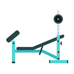 Image showing Trainer for fitness and weightlifting in the gym