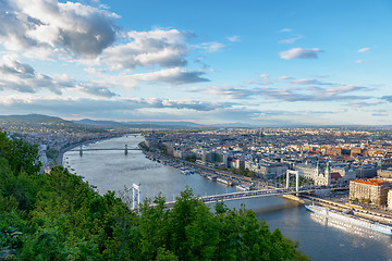 Image showing Panoramic view of Budapest