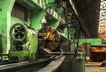 Image showing Industrial machine  in the factory