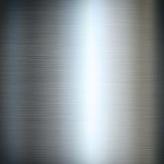 Image showing Silver brushed metal background texture