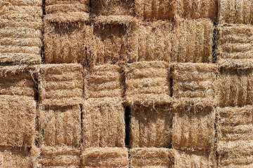 Image showing hay bales background