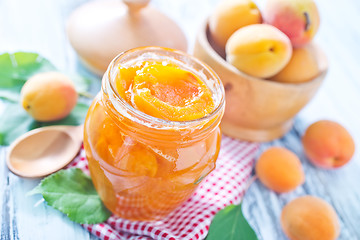 Image showing apricot jam