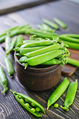 Image showing green peas